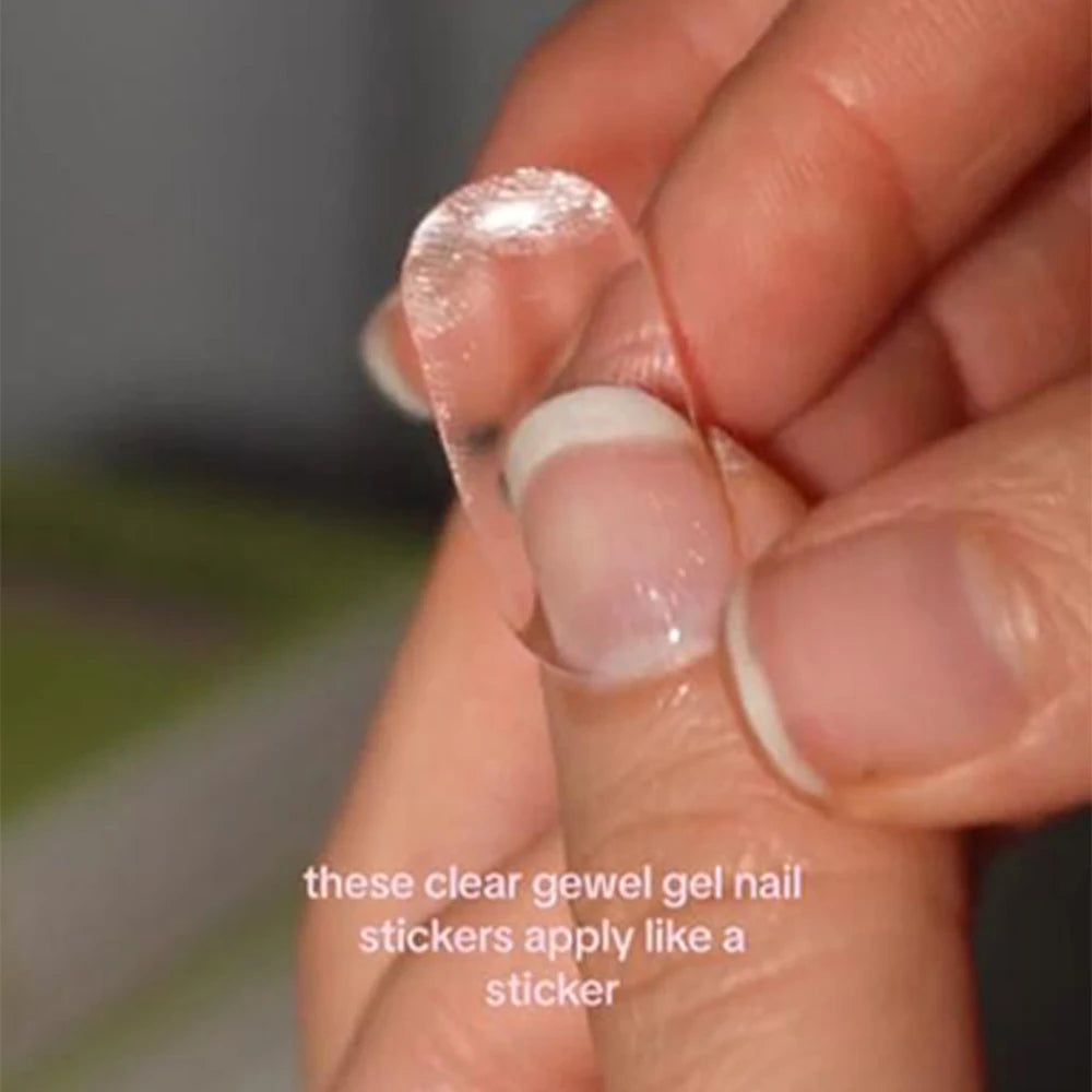 CrystalFlex Gel Nail Strips: Long-lasting, Waterproof Strength