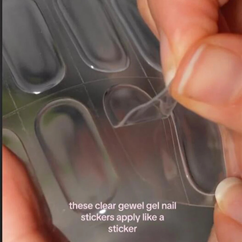 CrystalFlex Gel Nail Strips: Long-lasting, Waterproof Strength